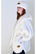 Nordic Beach Nordic Beach NB-NS Cozy Hooded Wrap One Size  Nordic Snow