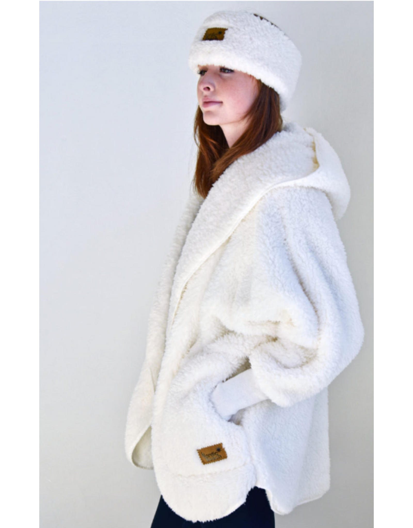 Nordic Beach Nordic Beach NB-NS Cozy Hooded Wrap One Size  Nordic Snow