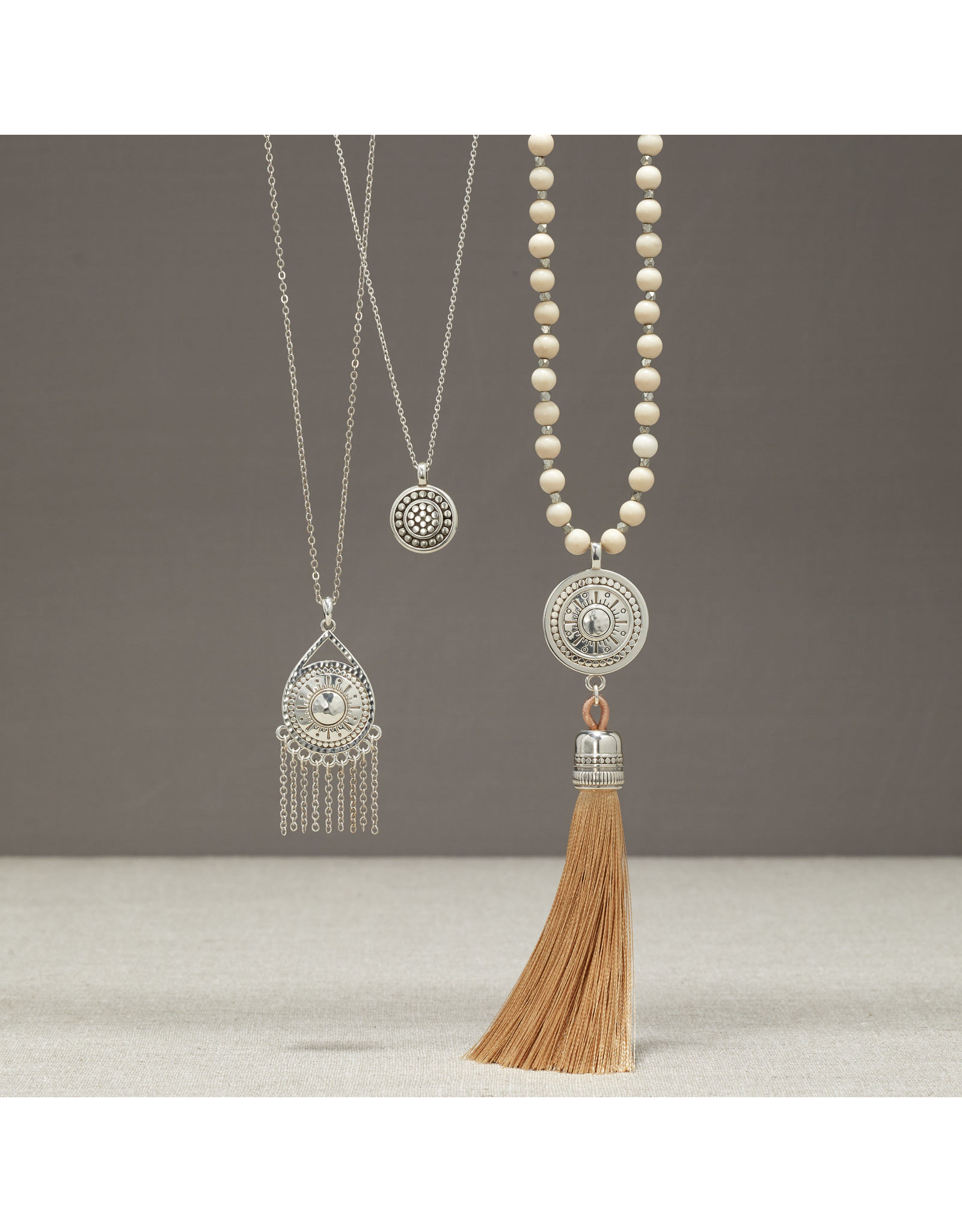 Brighton Brighton JM4413 Marrakesh Neutral Tassel Necklace