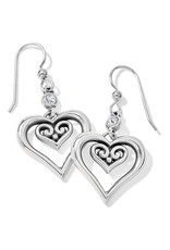 Brighton Brighton JA8021 Alcazar Duet Heart French Wire Earring