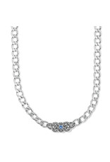 Brighton Brighton JM4533 Interlok Lustre Blue Collar Neckace