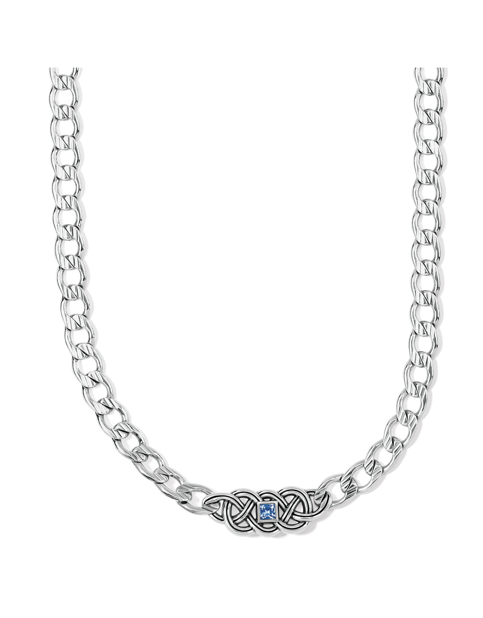 Brighton Brighton JM4533 Interlok Lustre Blue Collar Neckace