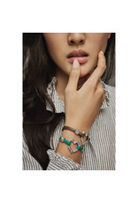 Brighton Brighton J3246A Brown Heritage Heart Bracelet