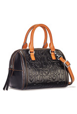 Brighton Brighton H37433 Black Deeply in Love Satchel Brighton Brighton H37433 Black Deeply in Love Satchel