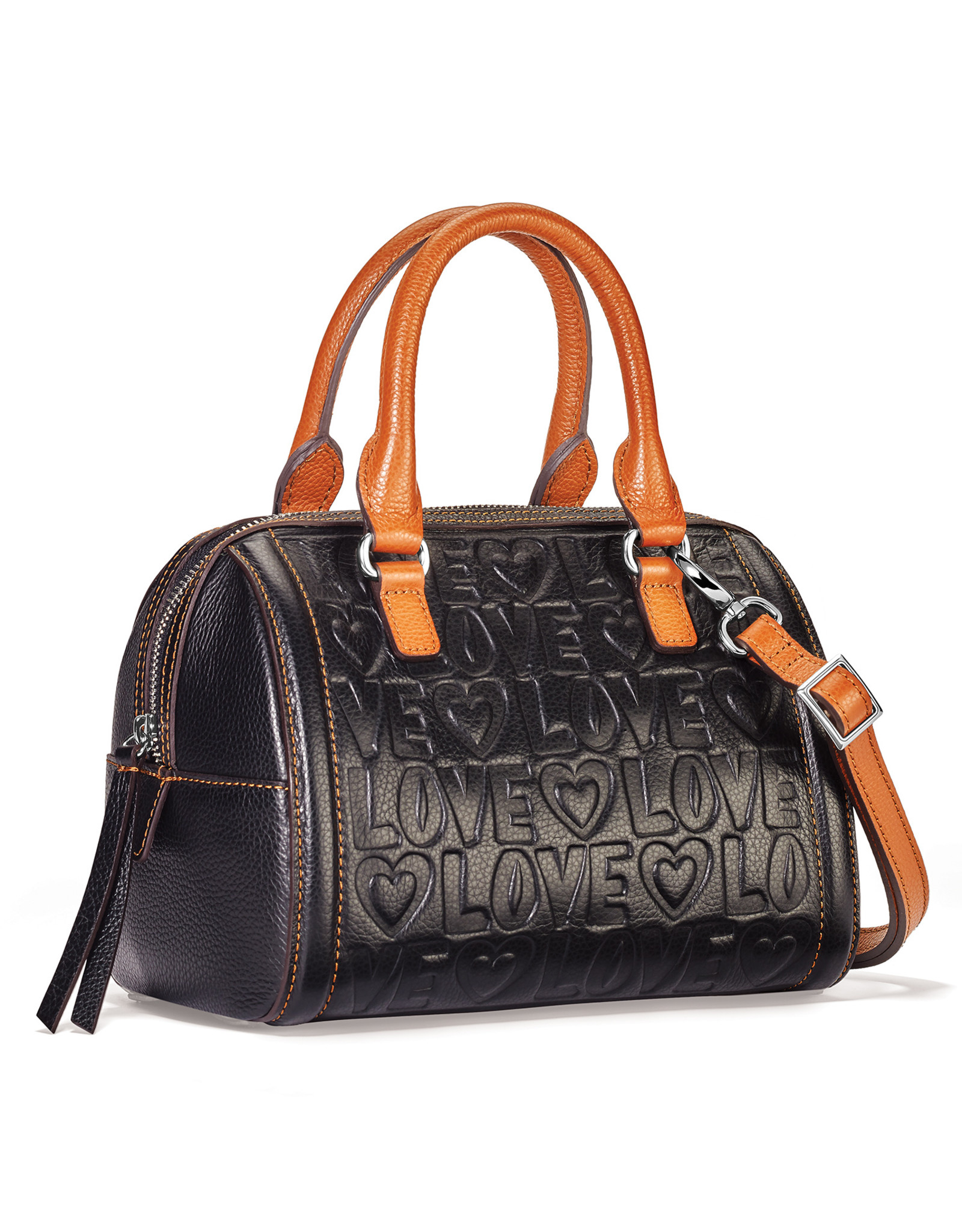 Brighton Brighton H37433 Black Deeply in Love Satchel