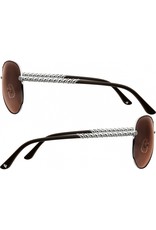 Brighton Brighton A12707  Helix Chocolate Silver Sunglasses