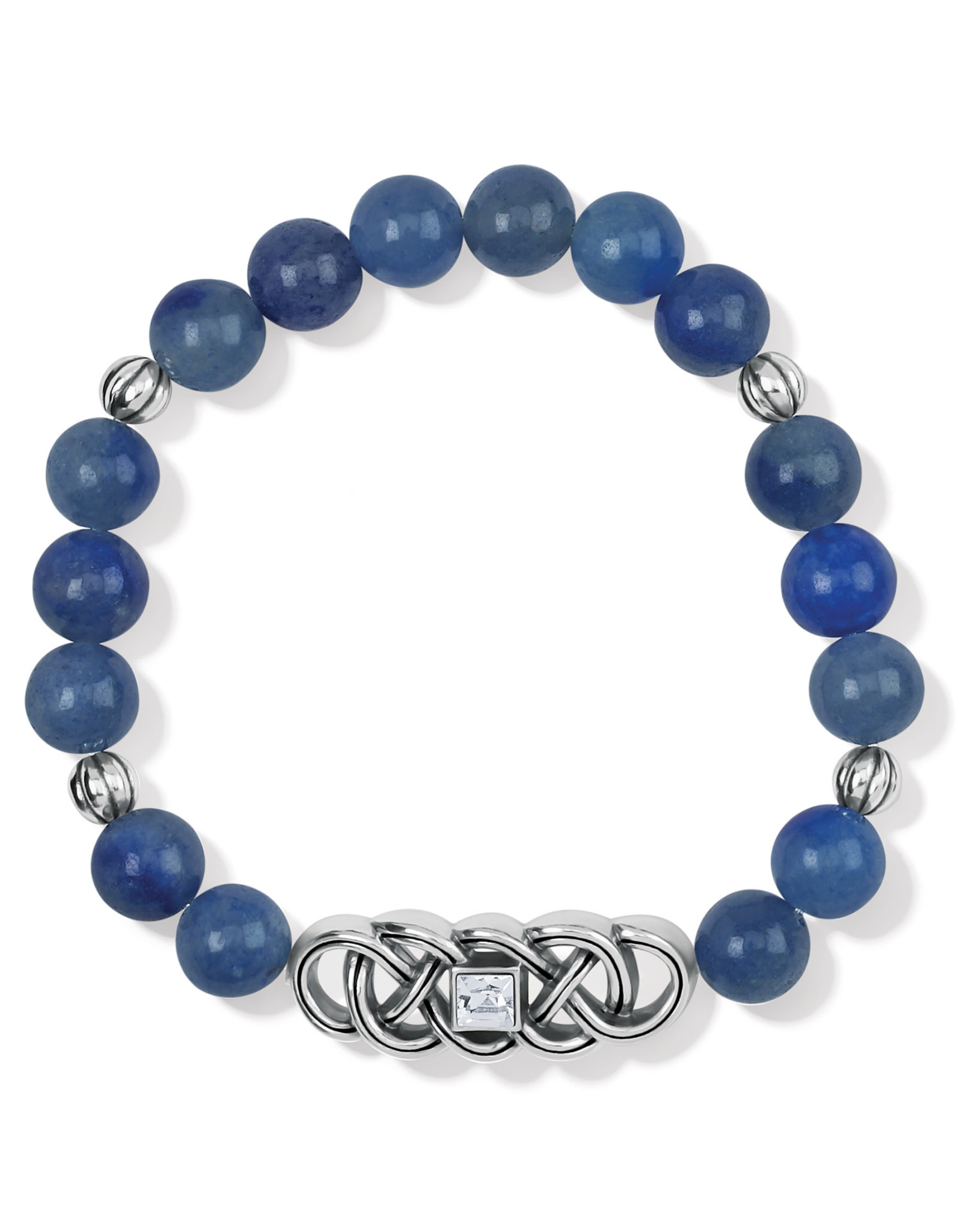 Brighton Brighton JF912C Interlok Lustre Blue Quartz Stretch Bracelet