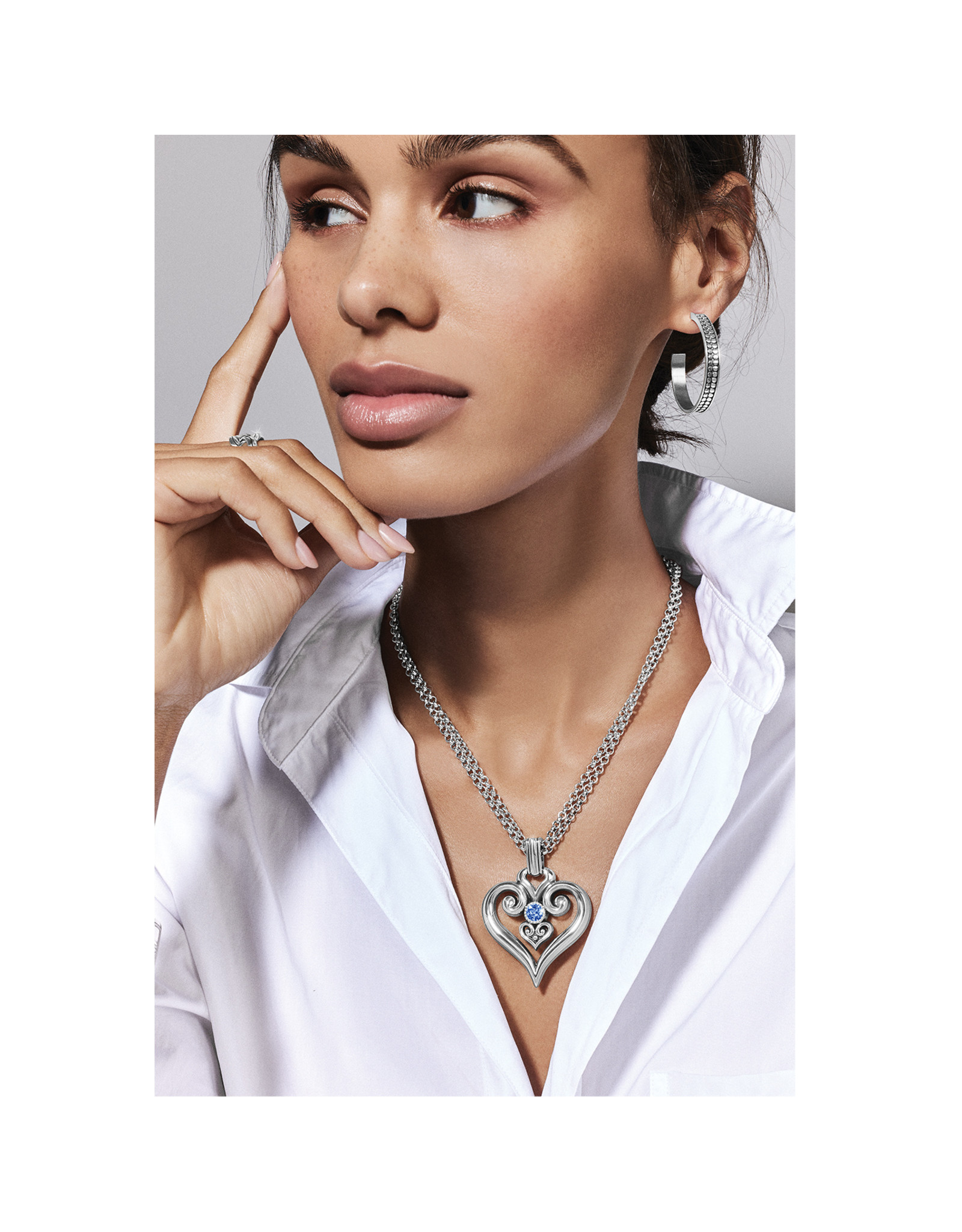 Brighton Brighton JM5973 Alcazar Heart Glint Convertible Necklace