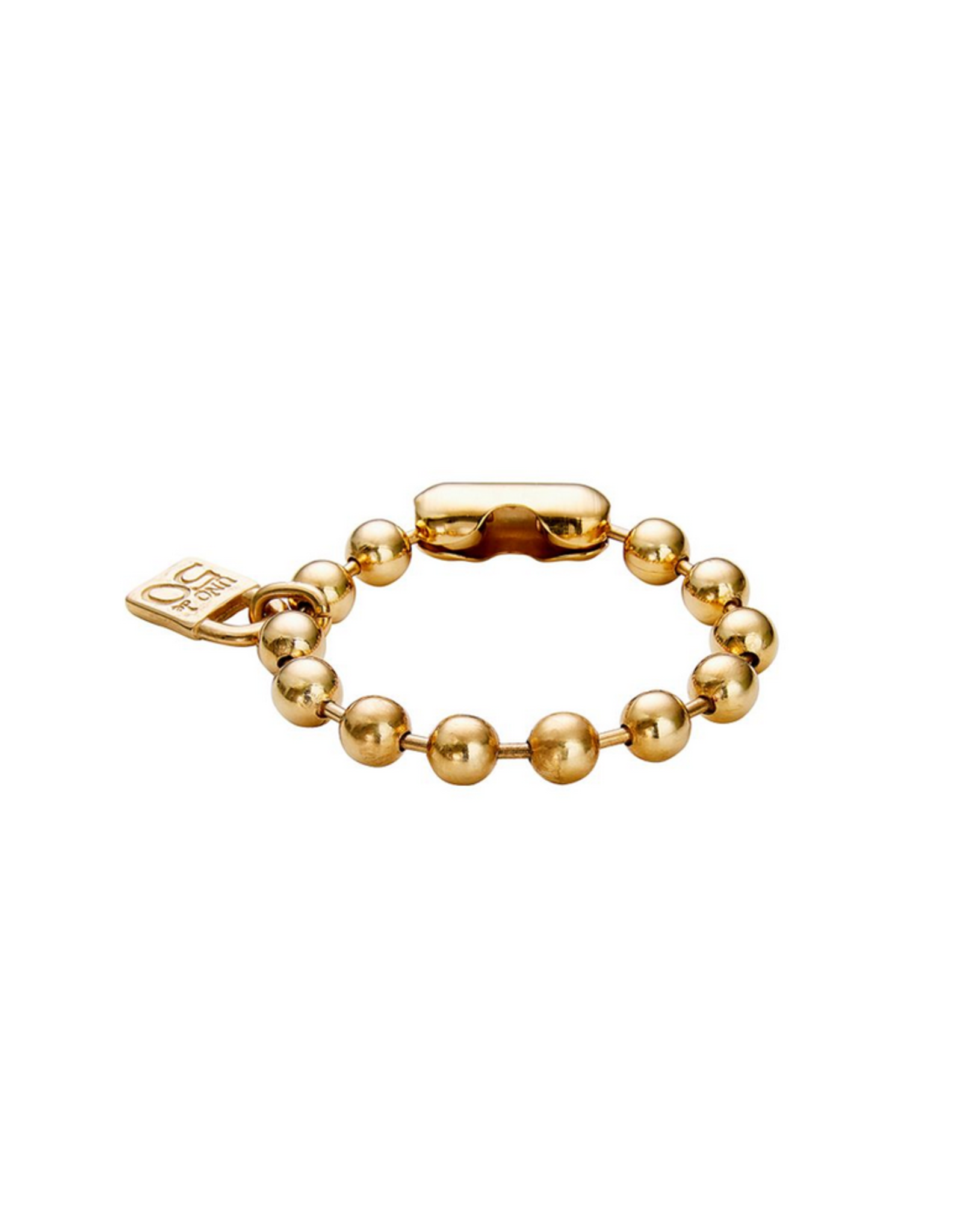 Uno de 50 Uno de 50 PUL1215OROM Snowflake Gold Ball Bracelet Copito de nieve