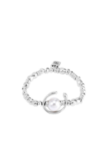 Uno de 50 Uno de 50 PUL1358BPLMTL0M Silver Bracelet w Pearl Another Round
