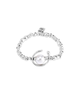 Uno de 50 Uno de 50 PUL1358BPLMTL0M Silver Bracelet w Pearl Another Round