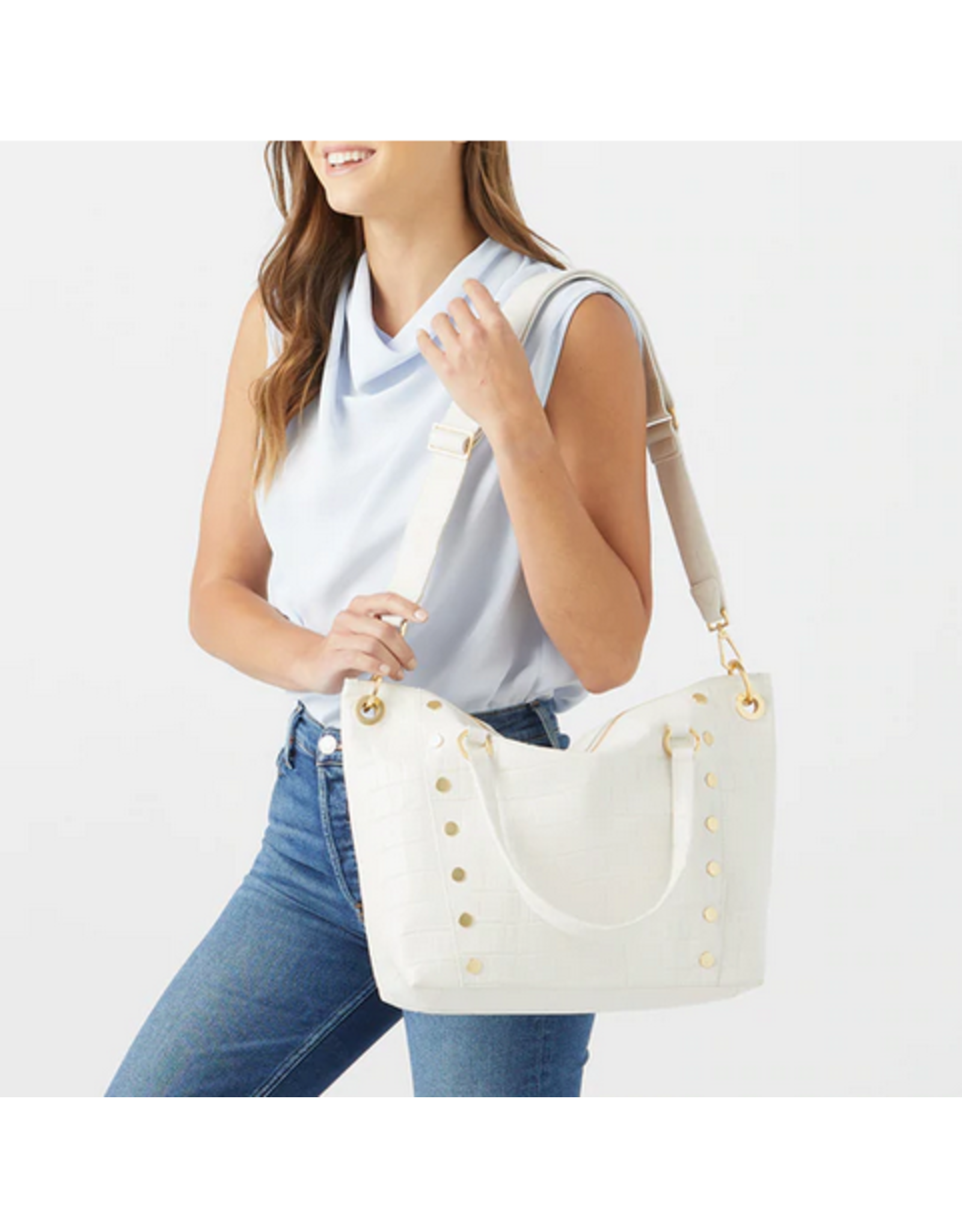 Hammitt Hammitt Daniel Large Calla Lily Croccò Handbag 16483