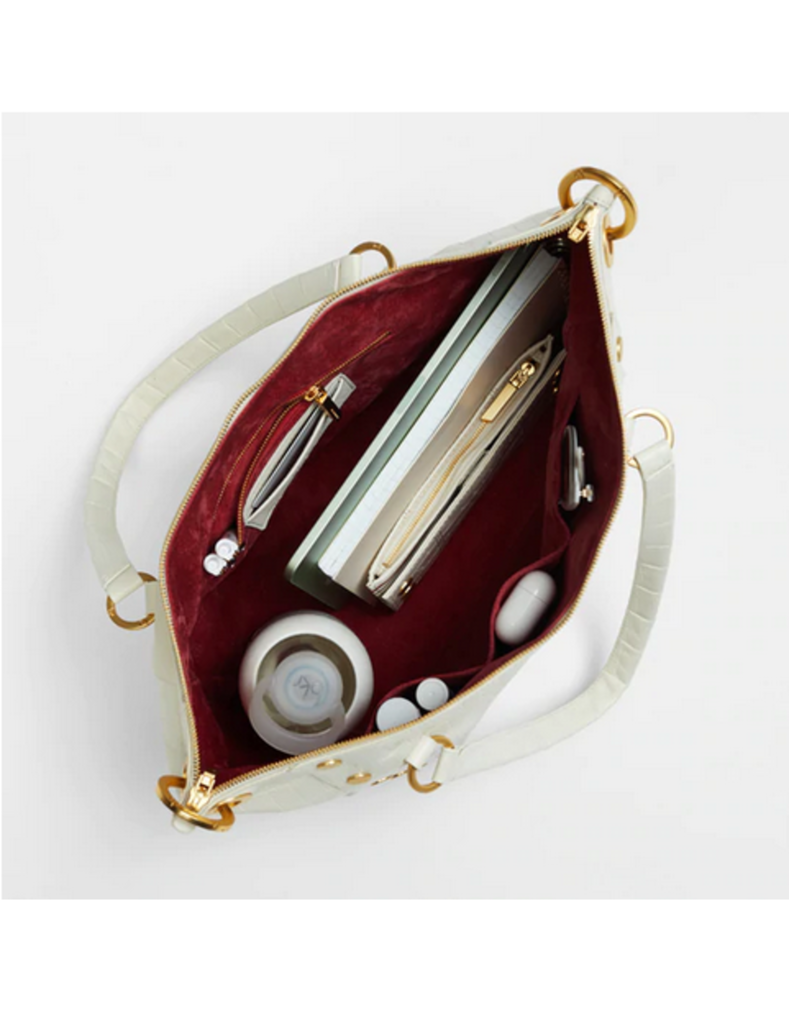 Hammitt Hammitt Daniel Large Calla Lily Croccò Handbag 16483