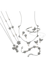 Brighton Brighton JA8403 Bloom Butterfly Pearl Post Drop Earring