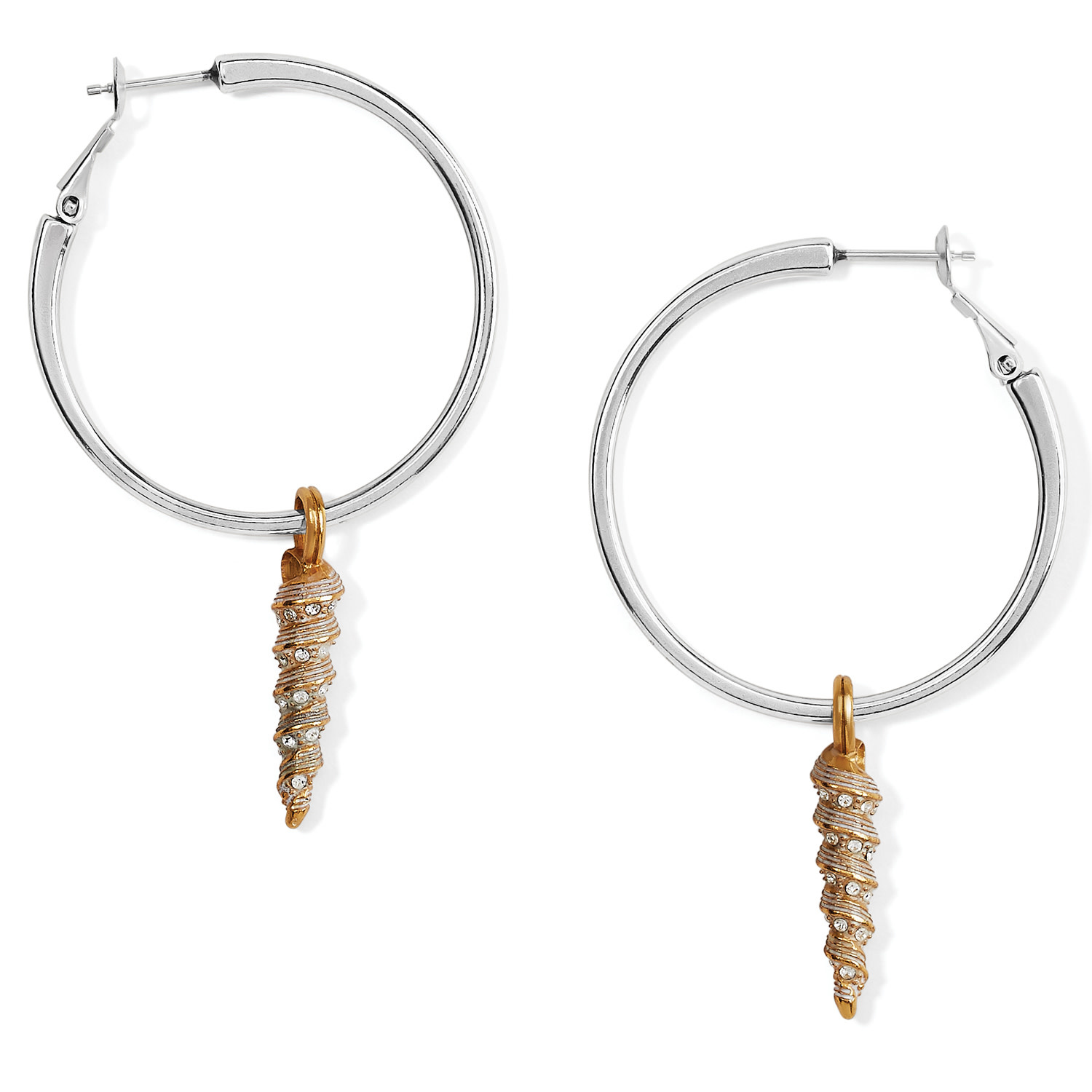 Brighton JA9062 Shells Charm Hoop - The Mercantile at Springdale