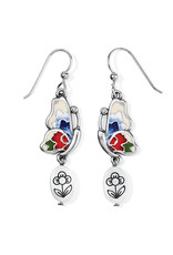 Brighton Brighton JA8803 Blossom Hill Butterfly Shell French Wire Earrings