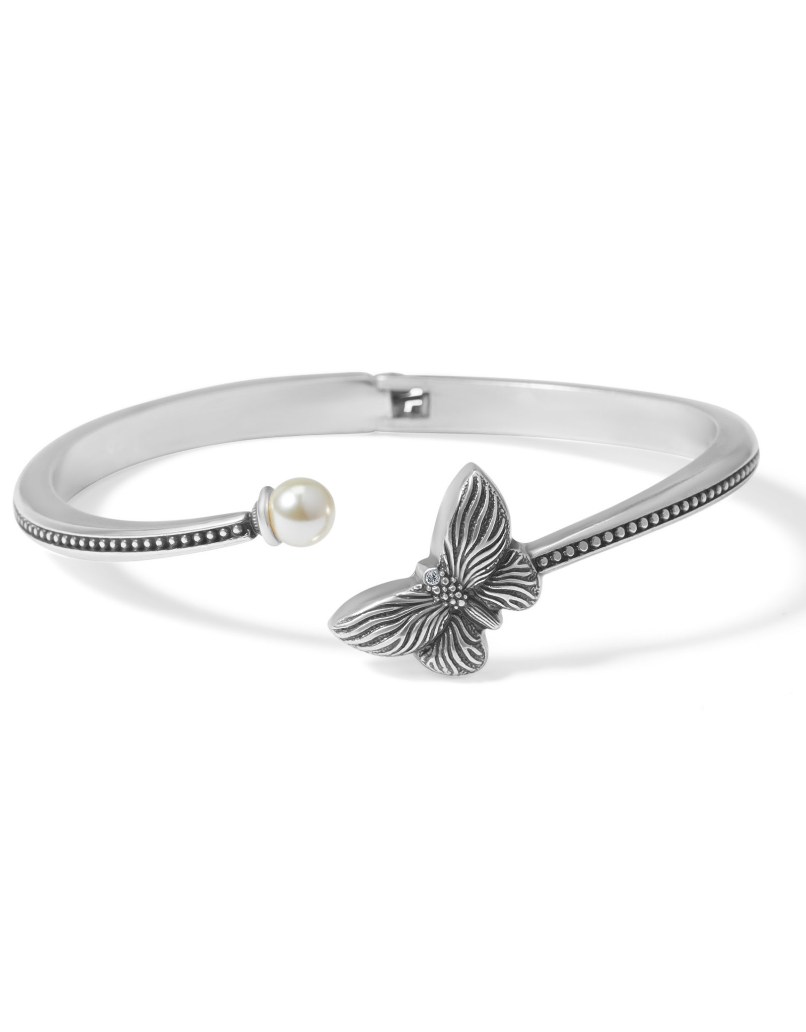 Brighton Brighton JF9333 Bloom Butterfly Pearl Open Bangle