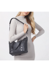 Hammitt Hammitt Daniel Medium Black Gunmetal Tote 7621