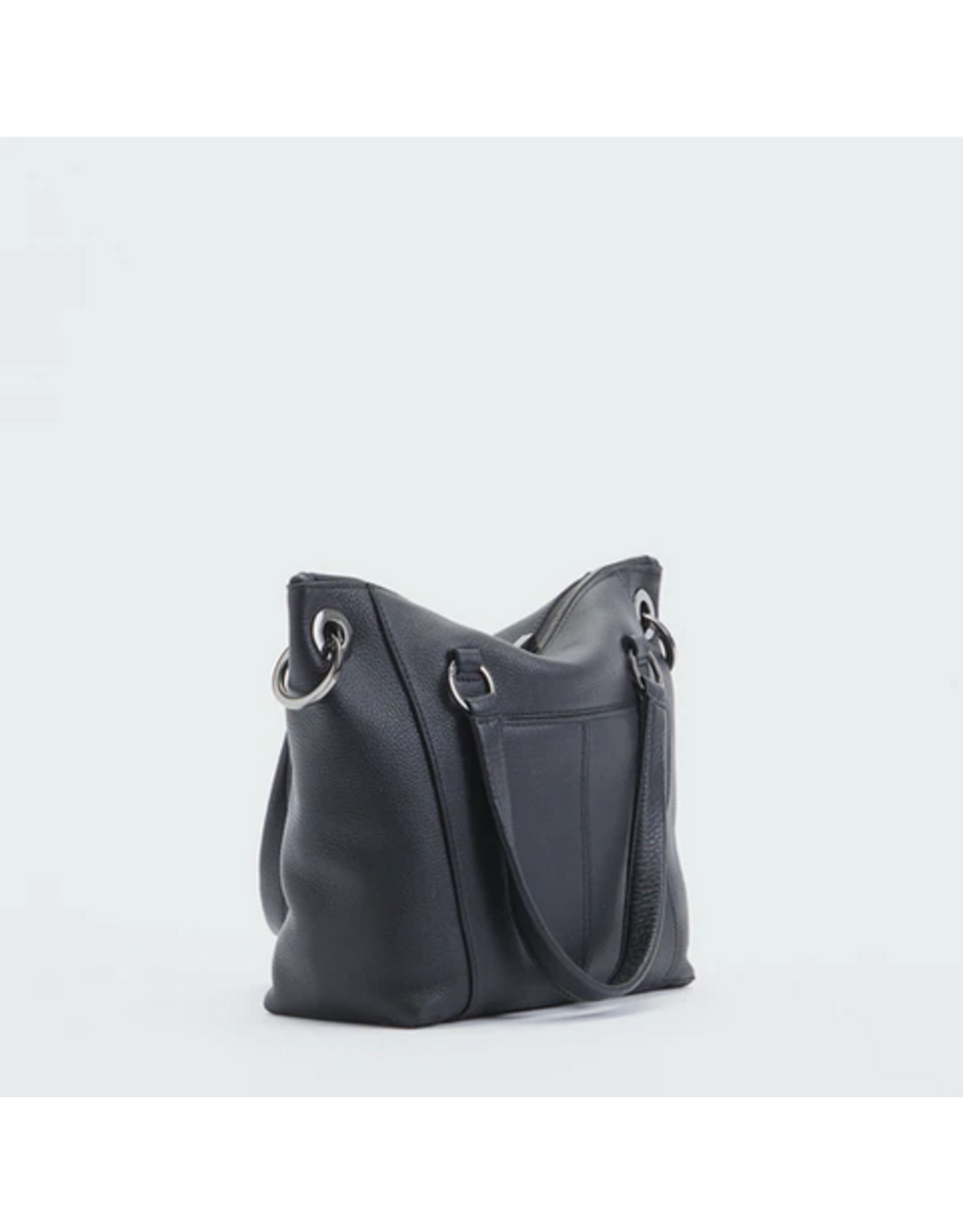 Hammitt Hammitt Daniel Medium Black Gunmetal Tote 7621