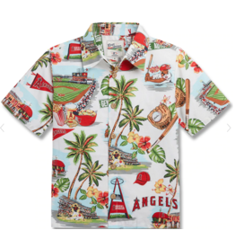 Reyn Spooner Reyn K553022122 LA Angels MLB 22 Scenic Kids Shirt