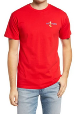 Reyn Spooner Reyn M523330120  Red Surfing Santa Tee Shirt