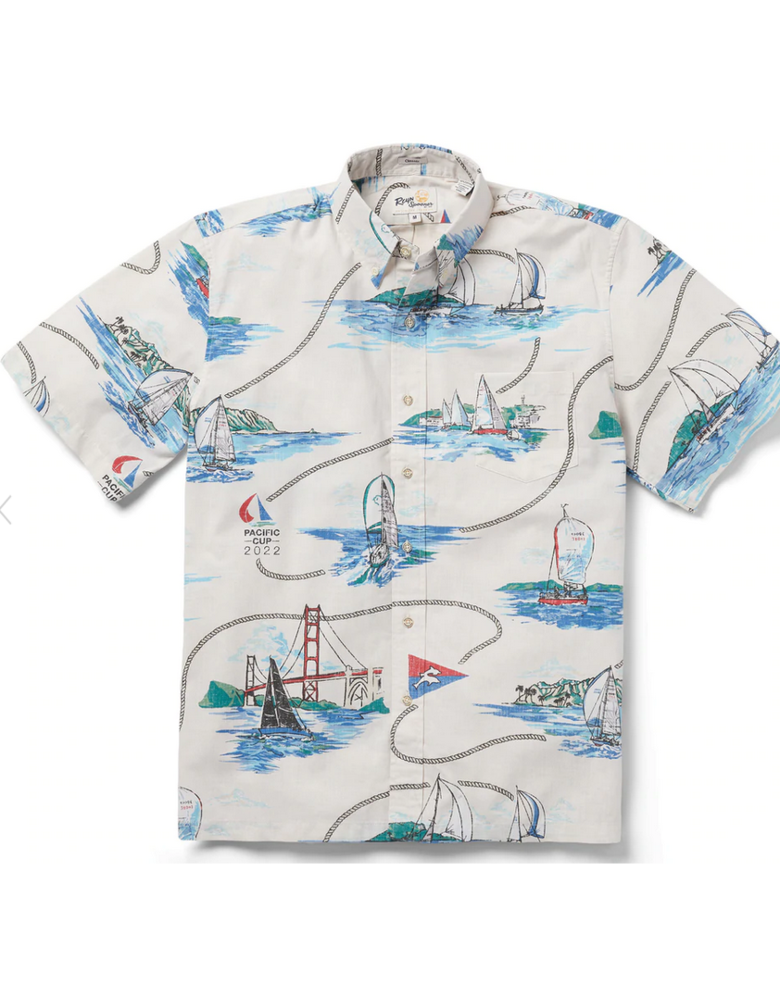 Reyn Spooner Reyn M545912522 PAC Cup 2022 Button Front Natural