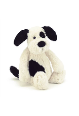 Jellycat Jellycat BAS3BCP Bashful Rufferty Black & Cream Puppy Medium
