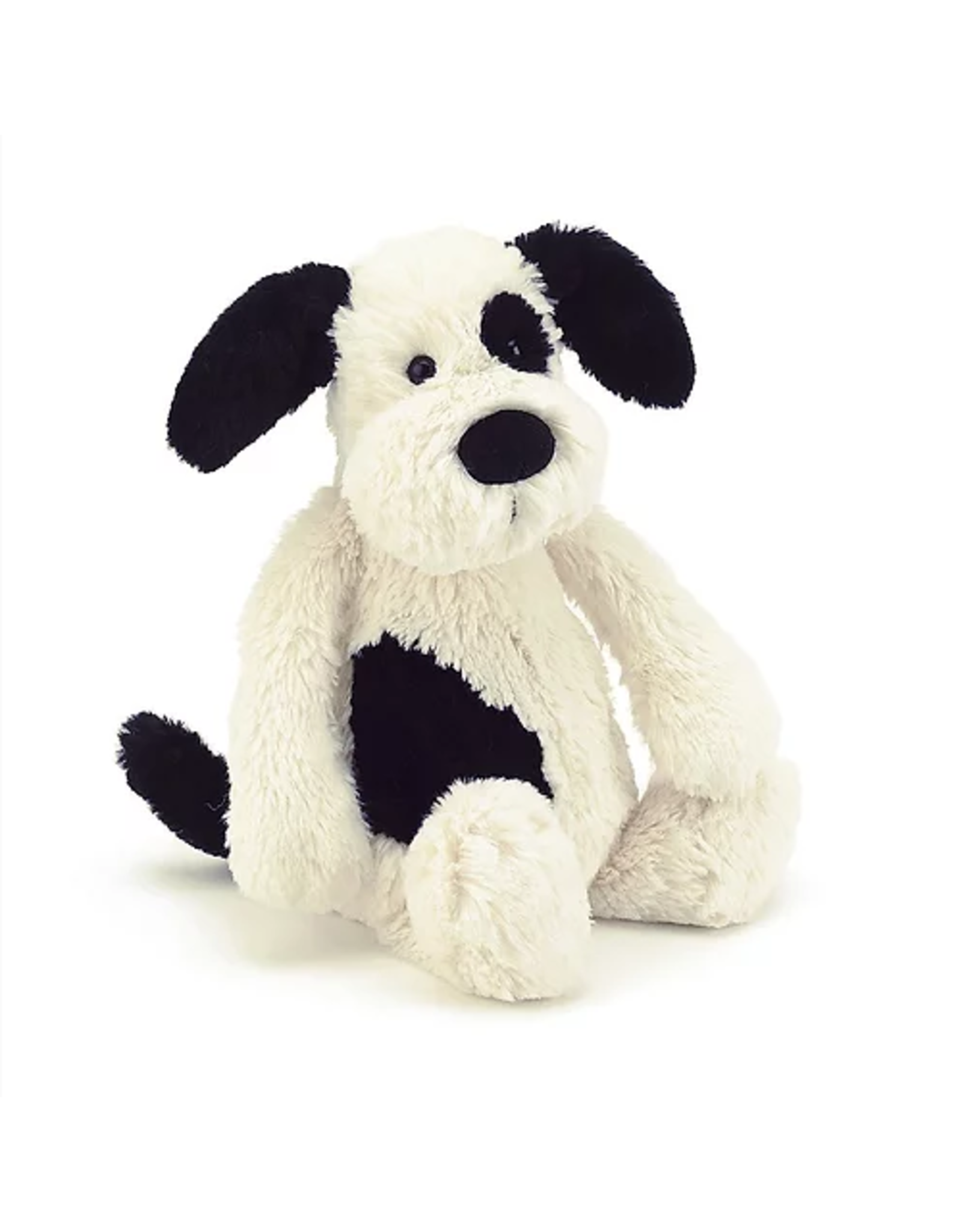 Jellycat Jellycat BAS3BCP Bashful Rufferty Black & Cream Puppy Medium