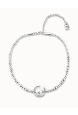 Uno de 50 Uno de 50 Col0970Bplmtl0u silver necklace pearl uno vuelta mas oh oh oh