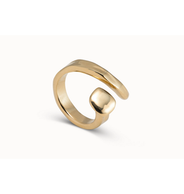 Uno de 50 Uno de 50 ANI0456ORP000 B12 Gold Nail Ring