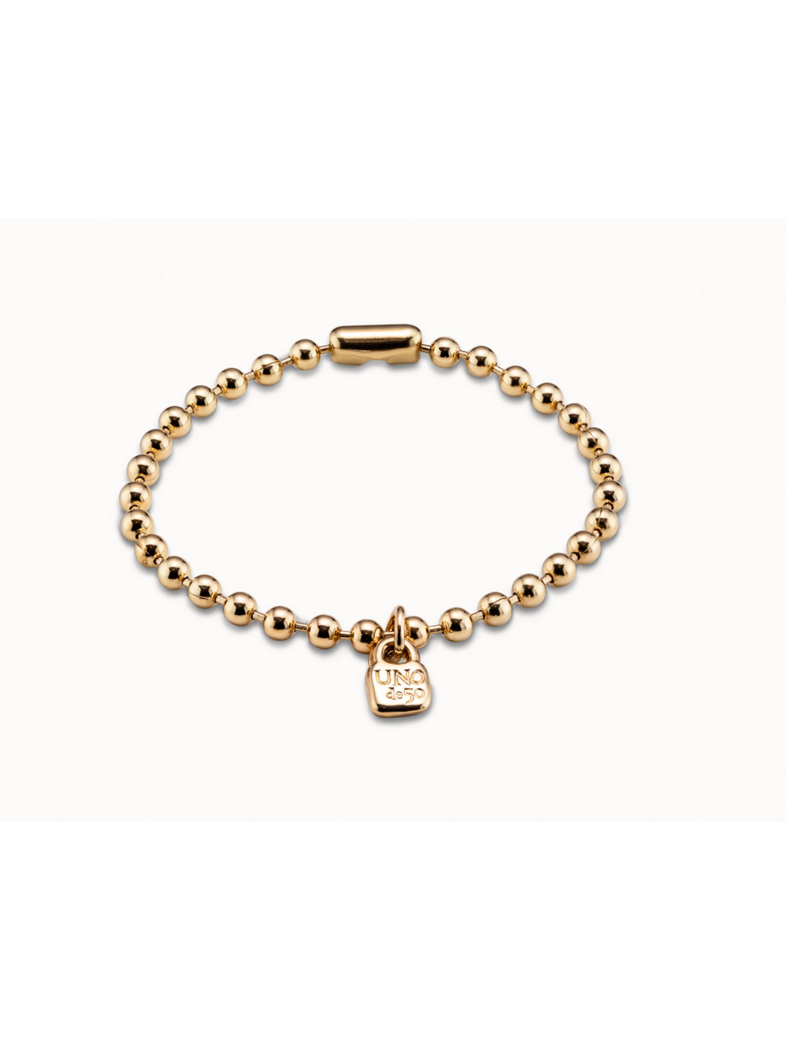 Uno de 50 Uno de 50 PUL1829ORO0000M Emotions Gold Feelings Charm Holder Bracelet