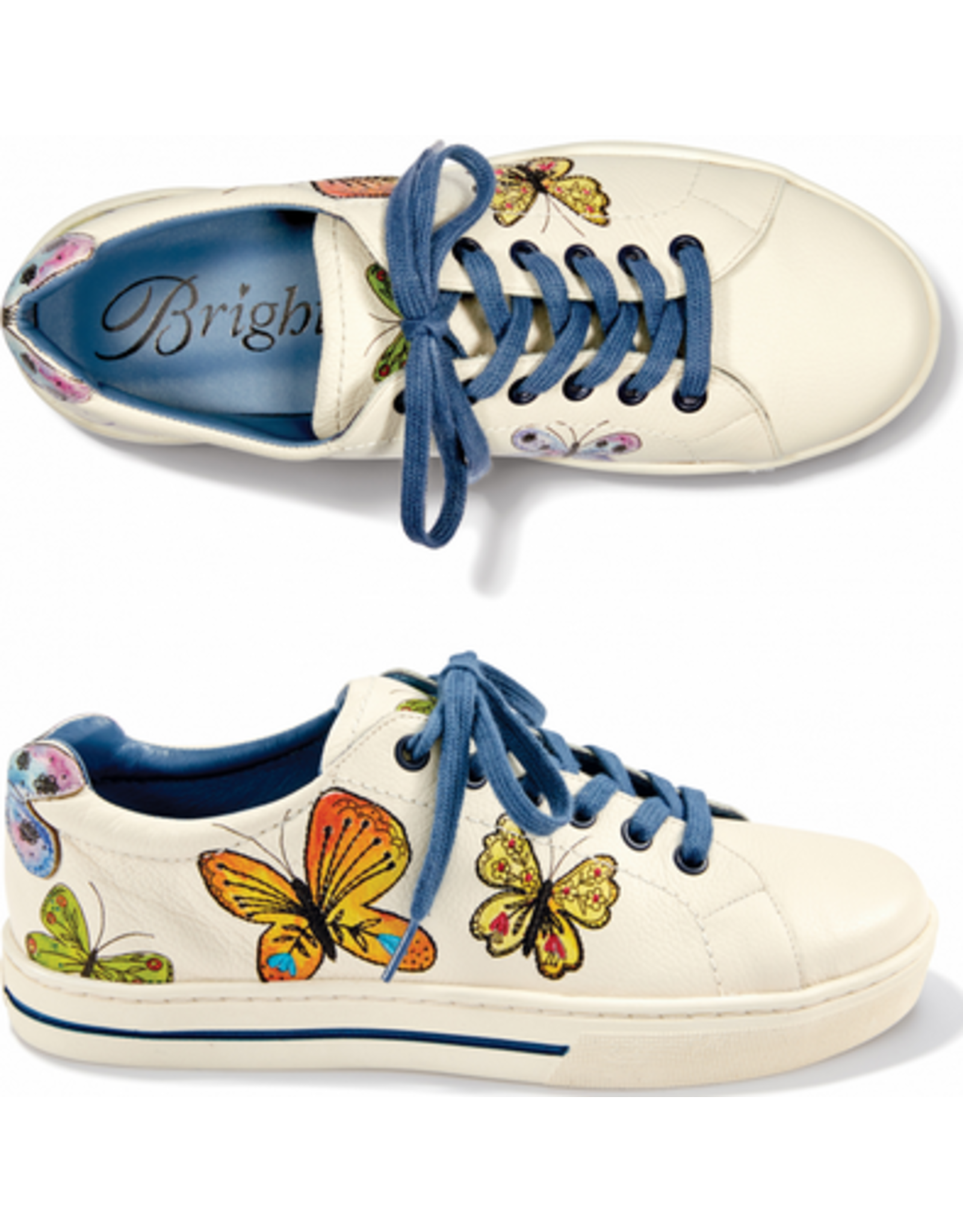 Brighton Brighton FLYME  Fly Me Butterfly Print Sneakers