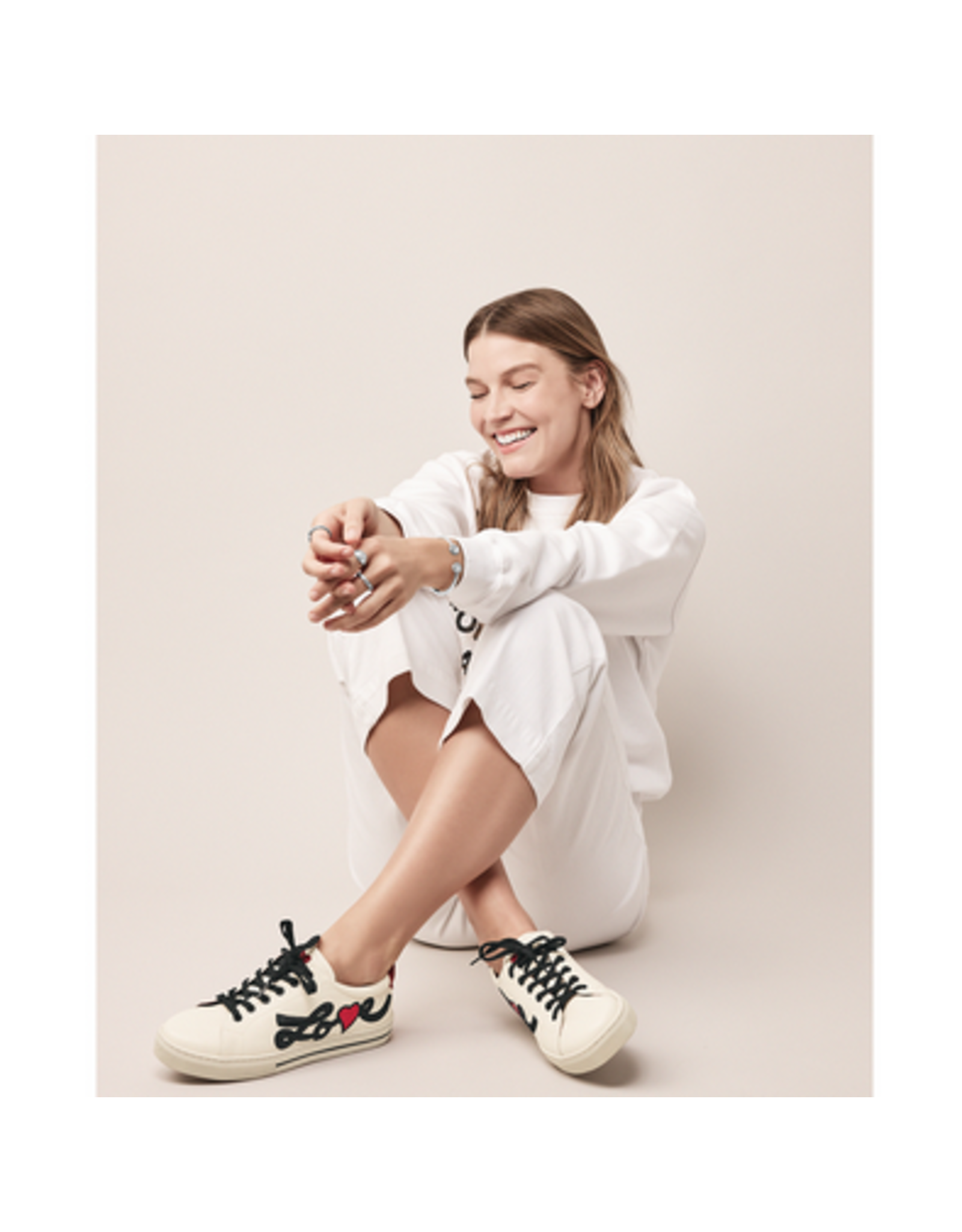 Brighton Brighton LOVEME Love Me White Sneaker