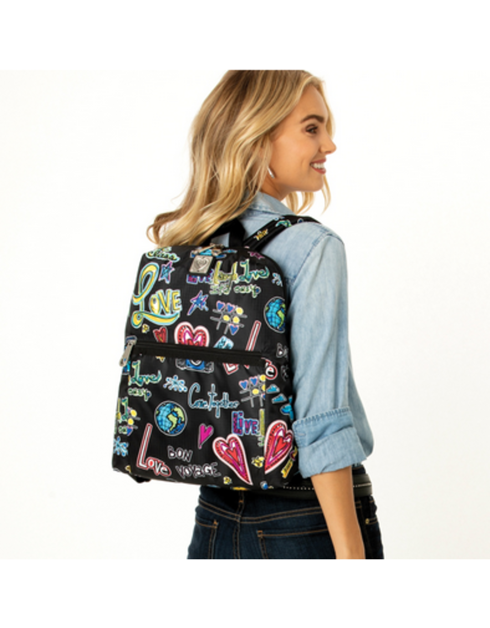 Brighton Brighton L40131 Love Scribble Happy Trails Backpack