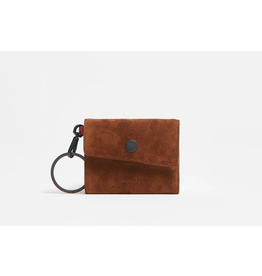 Hammitt Hammitt Royce Key Wallet Mahogany Suede 16774