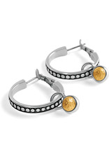 Brighton Brighton JA9279 Pebble Dot Onyx Reversible Hoop Earrings Brighton Brighton JA9279 Pebble Dot Onyx Reversible Hoop Earrings