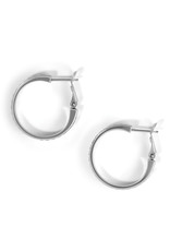 Brighton Brighton JA9279 Pebble Dot Onyx Reversible Hoop Earrings Brighton Brighton JA9279 Pebble Dot Onyx Reversible Hoop Earrings