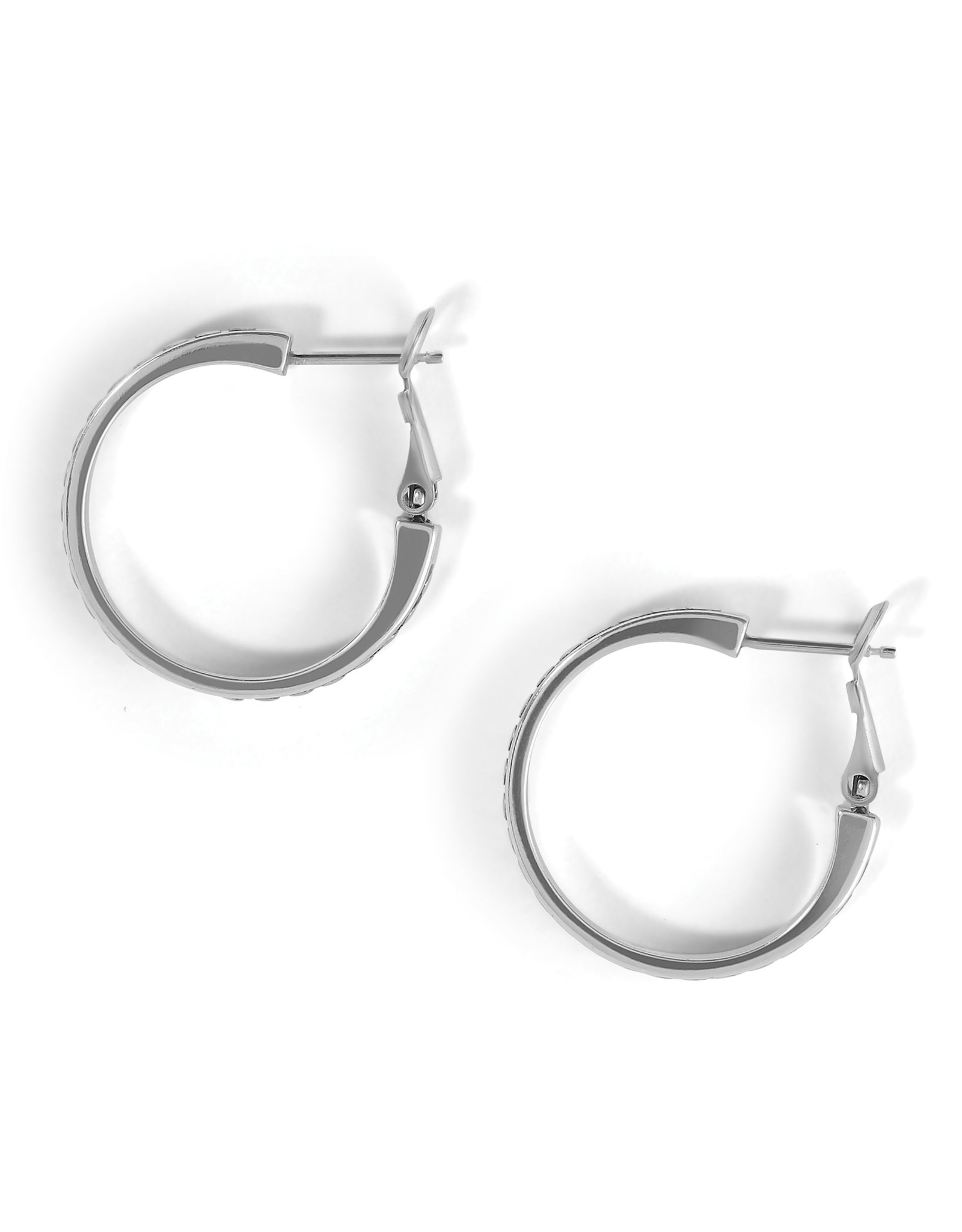 Brighton Brighton JA9279 Pebble Dot Onyx Reversible Hoop Earrings