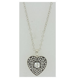 Brighton Brighton JM7271 Adela Heart Crystal Convertible Necklace