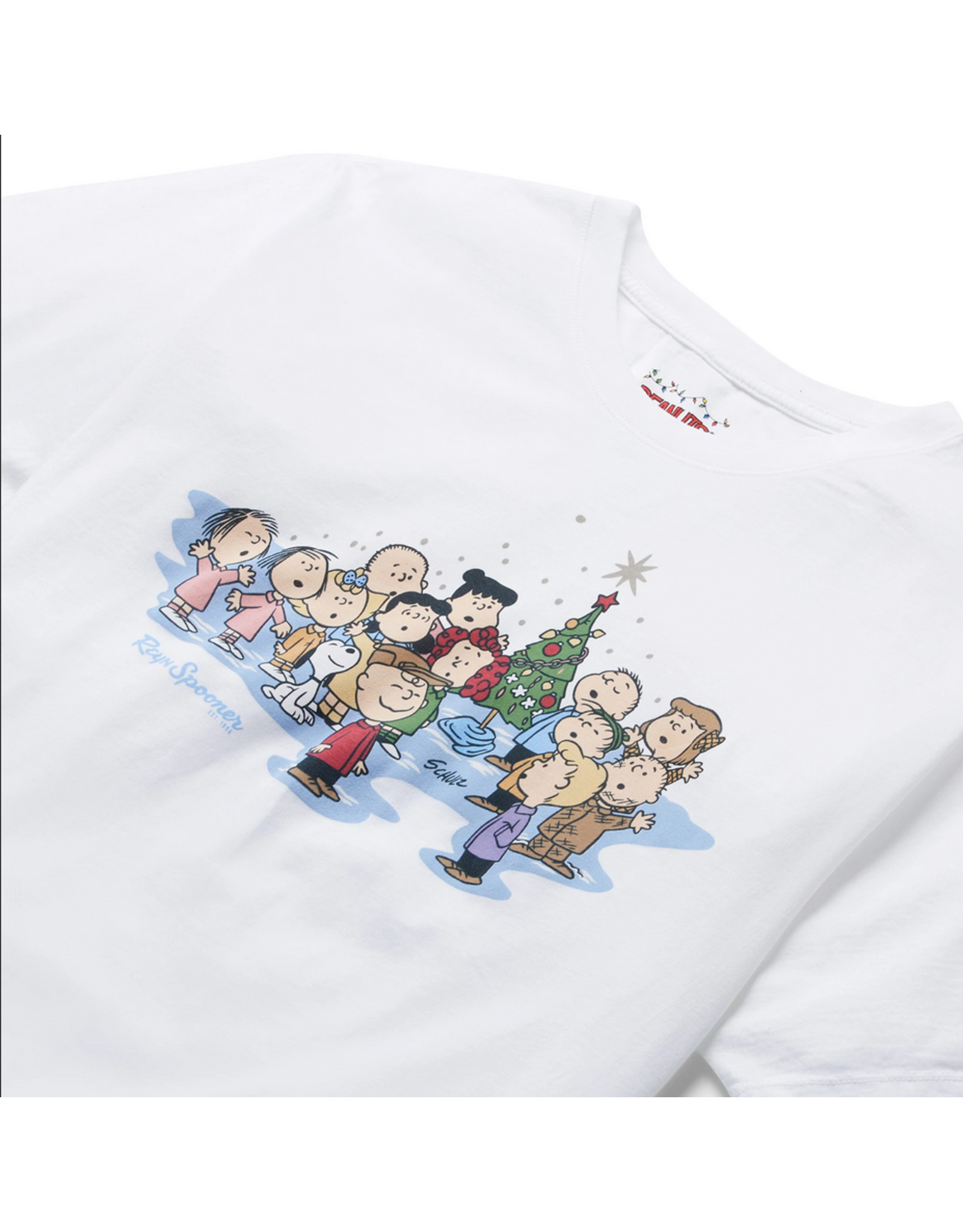 Reyn Spooner Reyn M544331021 Charlie Brown Kid’s Christmas  T Shirt