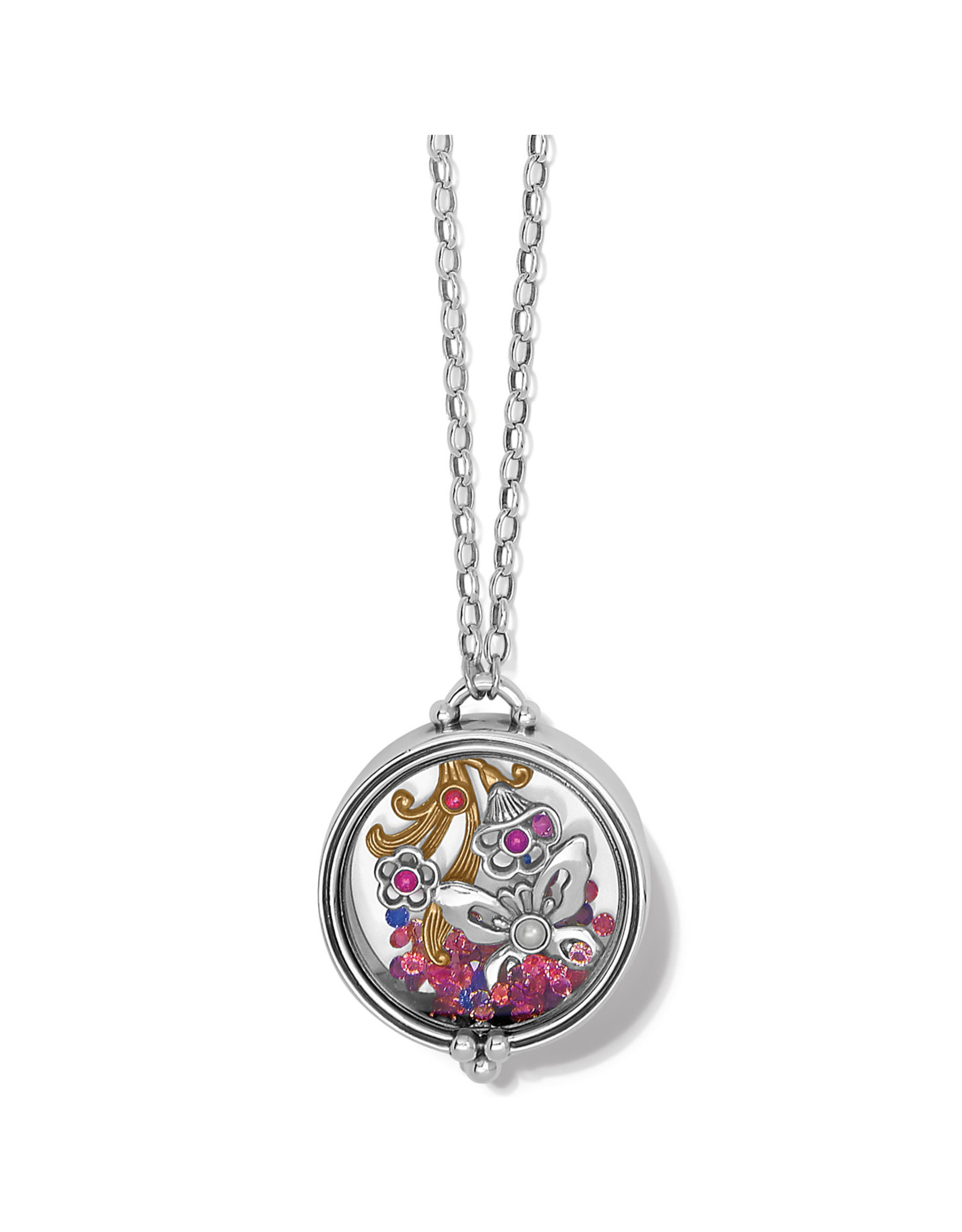 Brighton Brighton JM7063 Flower Duet Shaker Necklace