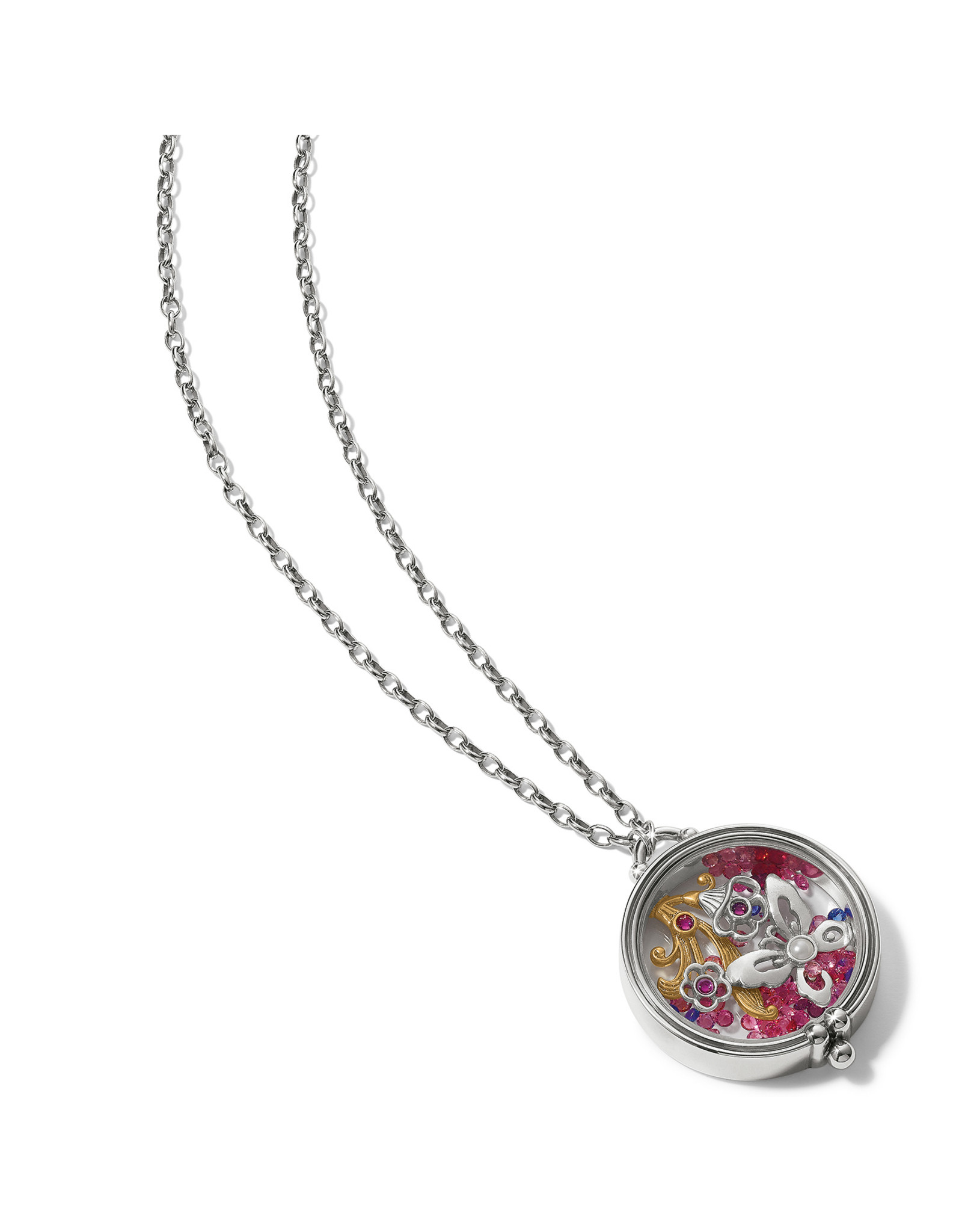 Brighton Brighton JM7063 Flower Duet Shaker Necklace