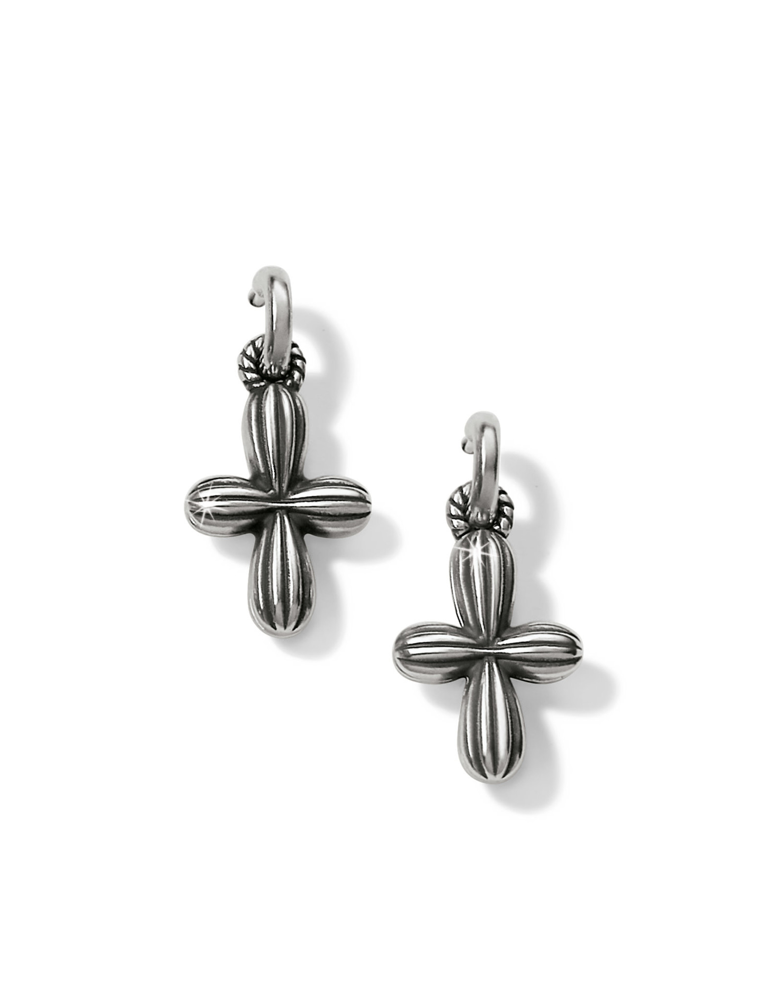 Brighton Brighton JA9262 Amphora Cross Post Hoop Earrings