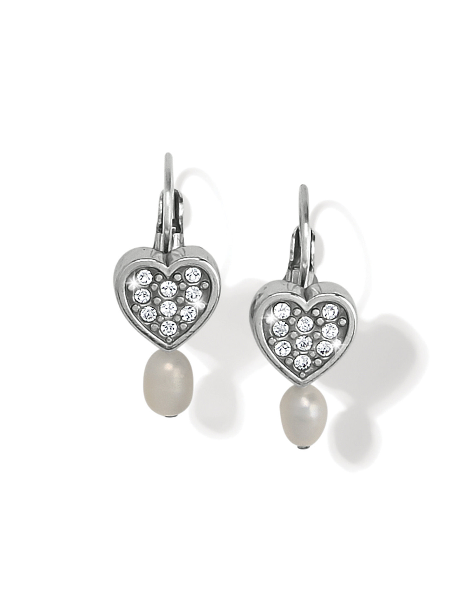 Brighton Brighton JA9271 Meridian Zenith Heart Leverback Earrings