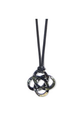 Brighton Brighton JM7331 Interlok Black Horn Necklace