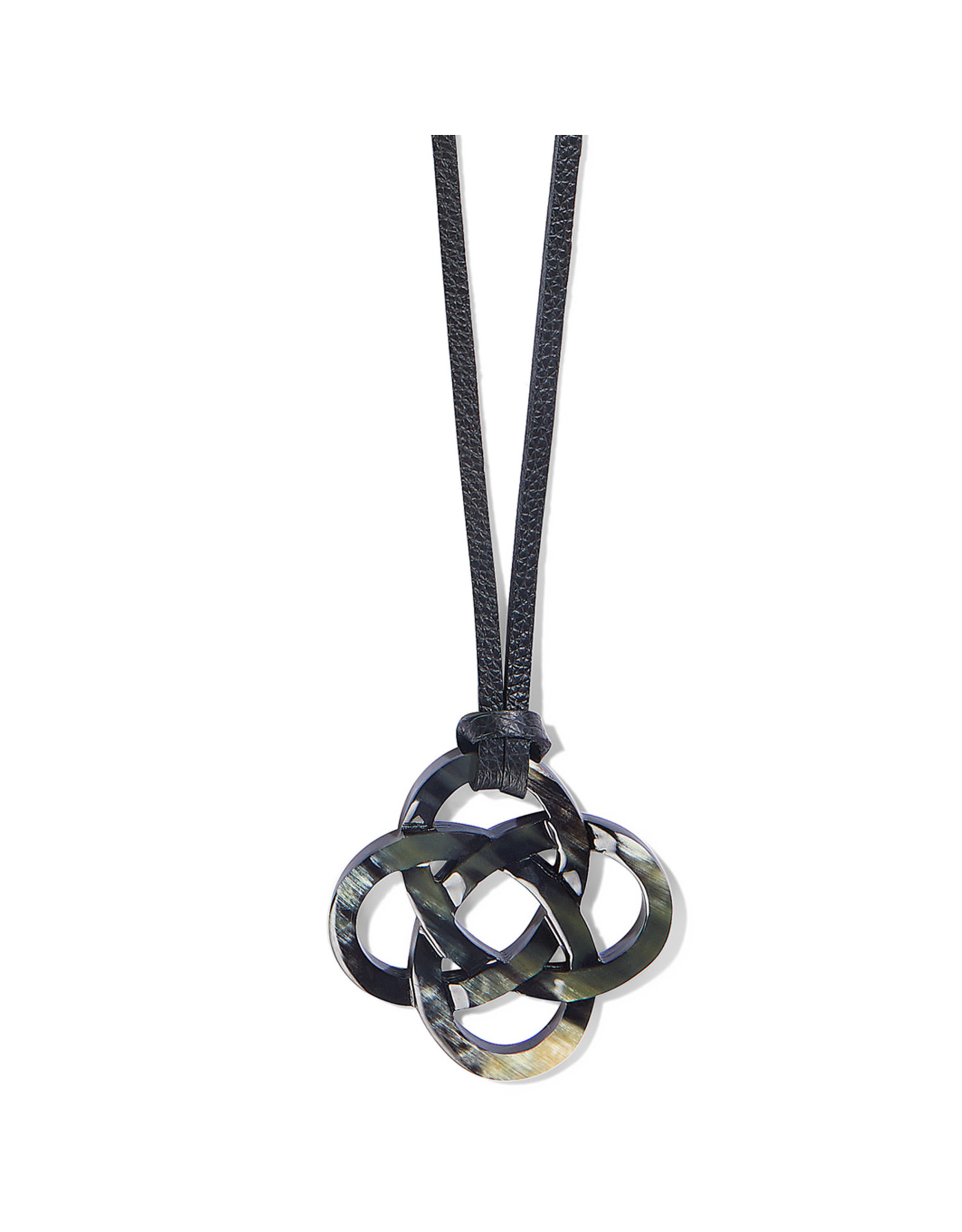 Brighton Brighton JM7331 Interlok Black Horn Necklace