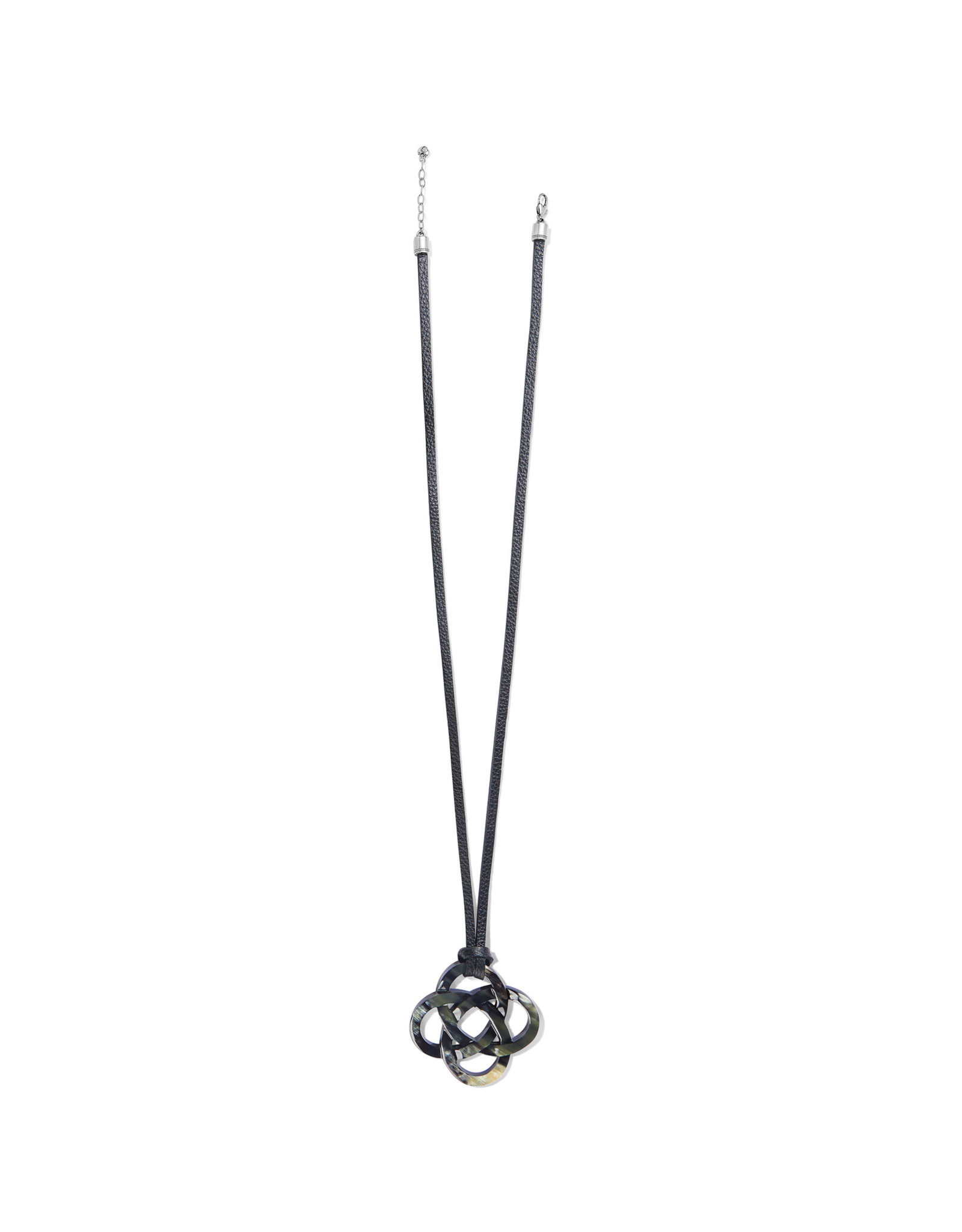 Brighton Brighton JM7331 Interlok Black Horn Necklace