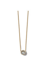 Brighton Brighton JM0072 Illumina Mini Gold Solitaire Necklace