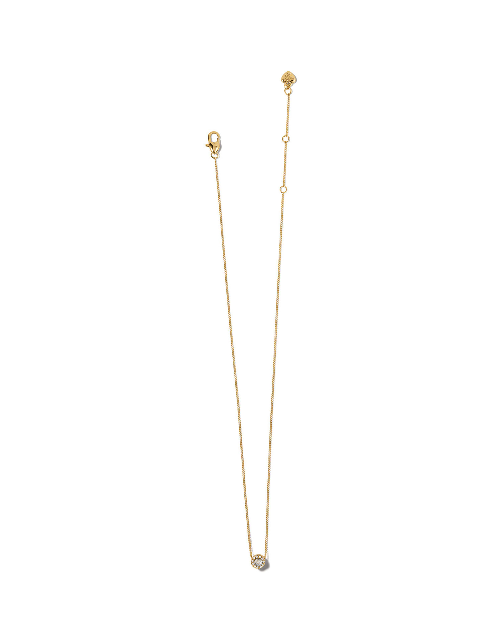 Brighton Brighton JM0072 Illumina Mini Gold Solitaire Necklace