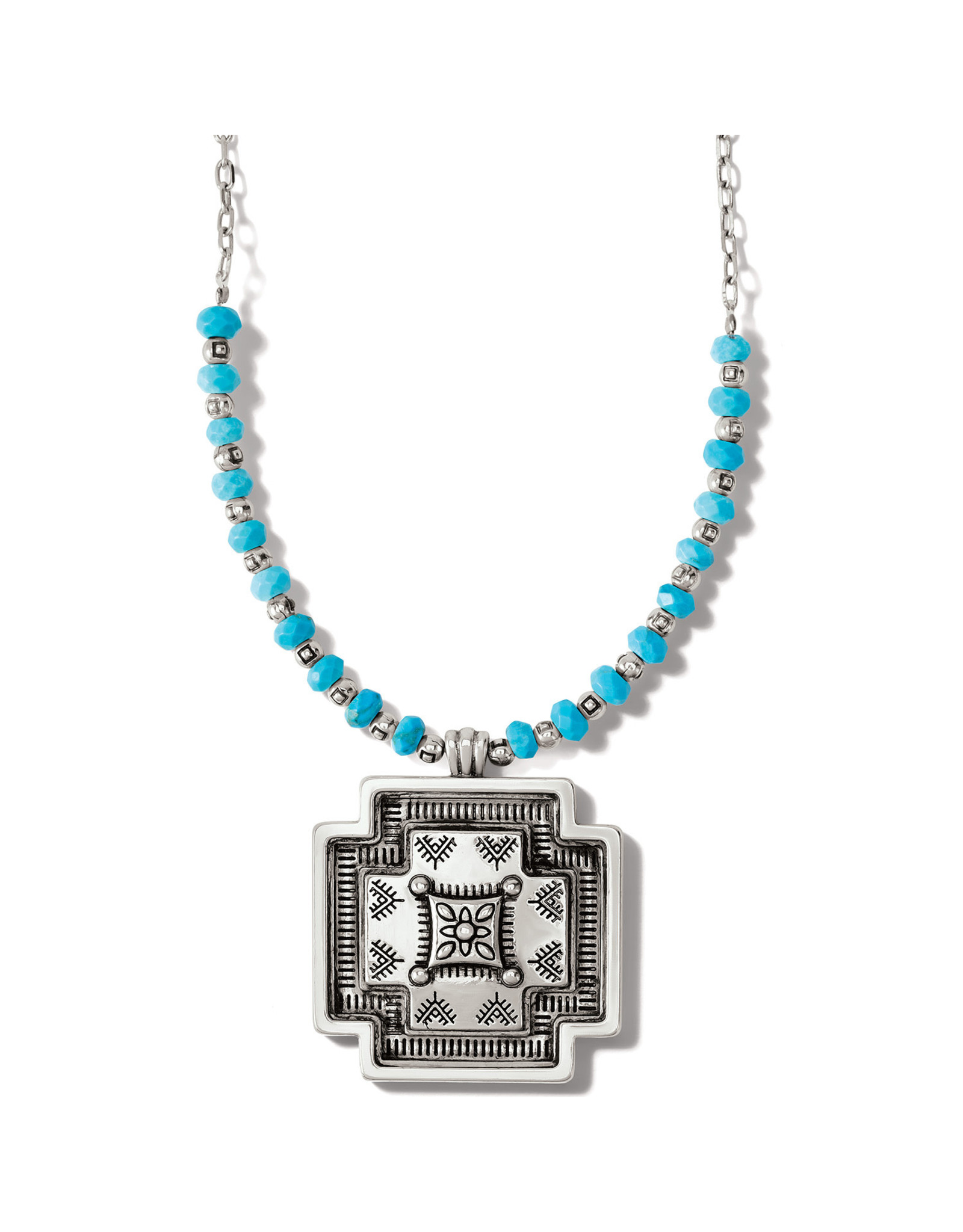 Brighton Brighton JM7308 Mosaic Paseo Bead Cross Necklace